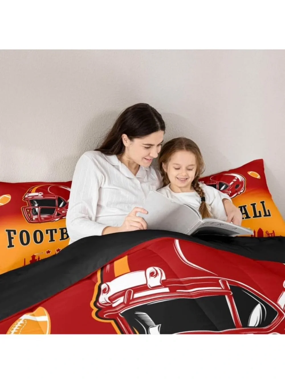 Football Helmet Comforter Set twin size new